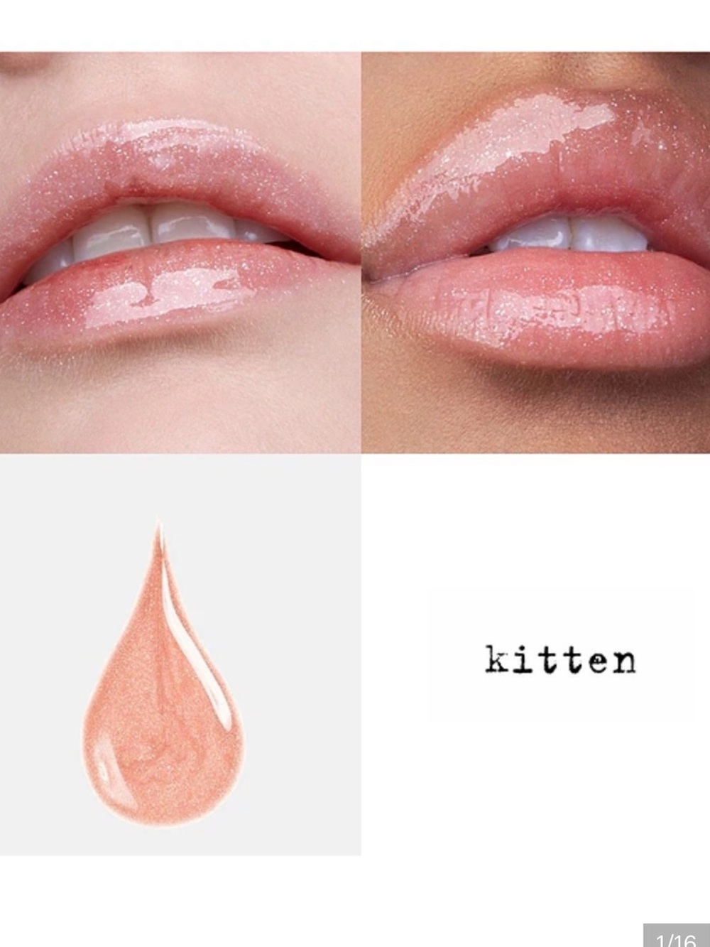 New! Stila plumping Lip Glaze — kitten